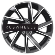 Диски Khomen Wheels 7x17/5x114,3 ET45 D66,1 KHW1714 (Teana/X-trail) Black-FP