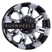 Диски LS 9x18/6x139,7 ET25 D106,1 954 BKF (конус, Колпак+лого)