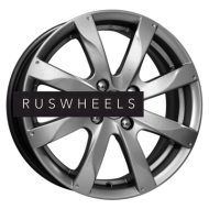 Диски КИК 6x15/4x114,3 ET46 D67,1 Джемини-оригинал (КС617) Дарк платинум Диски КИК 6x15/4x114,3 ET46 D67,1 Джемини-оригинал (КС617) Дарк платинум