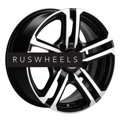 Диски Khomen Wheels 6,5x16/5x139,7 ET35 D98,5 KHW1602 (Niva 4x4 Bronto) Black-FP (под ORG)