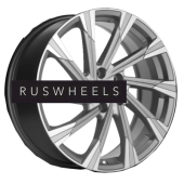 Диски Khomen Wheels 7,5x19/5x112 ET43 D57,1 KHW1901 (Kodiaq/Tiguan) Brilliant Silver-FP Диски Khomen Wheels 7,5x19/5x112 ET43 D57,1 KHW1901 (Kodiaq/Tiguan) Brilliant Silver-FP