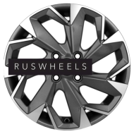 Диски Khomen Wheels 6x15/4x100 ET45 D56,6 KHW1508 (Nexia) Gray-FP
