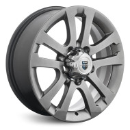 Диски КиК 7,0\R18 5*139.7 ET35 d108.5 Дарк платинум Диски КиК 7,0\R18 5*139.7 ET35 d108.5 Дарк платинум