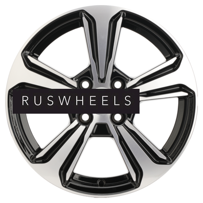 Диски Khomen Wheels 6x15/4x100 ET46 D54,1 KHW1502 (Rio/Solaris) Black-FP