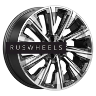 Диски КИК 7,5x19/5x108 ET36 D65,1 Галего (КС1039) Алмаз черный